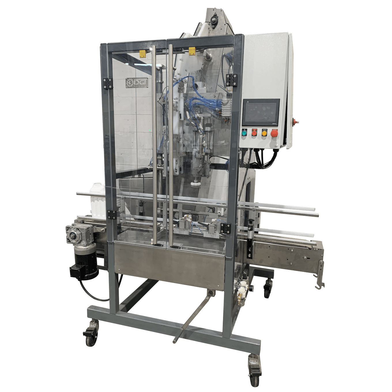 Automatic pick & place screw capping machine